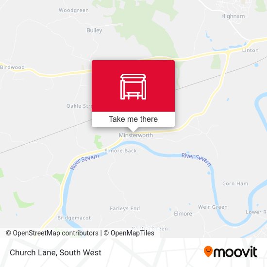 Church Lane map