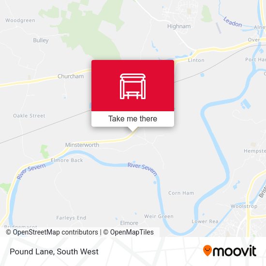 Pound Lane map