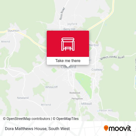 Dora Matthews House map
