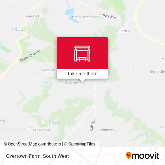 Overtown Farm map