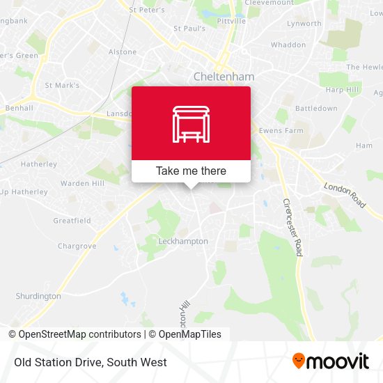 Old Station Drive map
