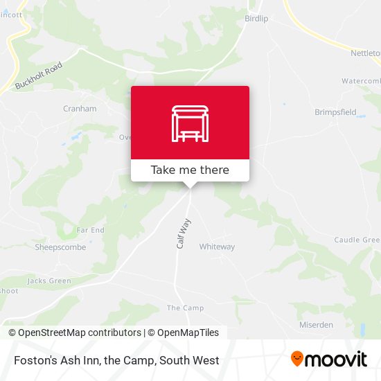 Foston's Ash Inn, the Camp map
