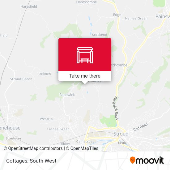 Cottages map