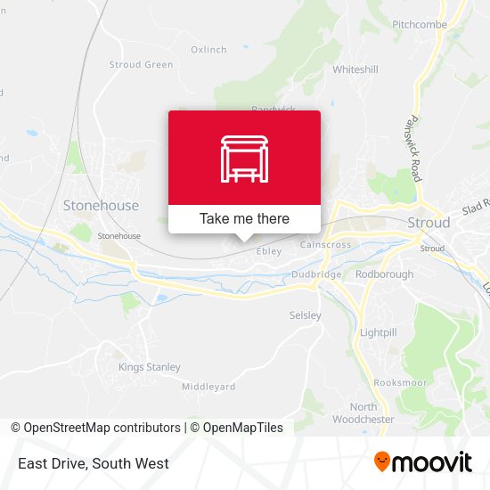 East Drive map