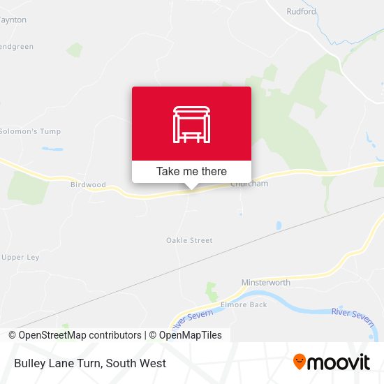 Bulley Lane Turn map