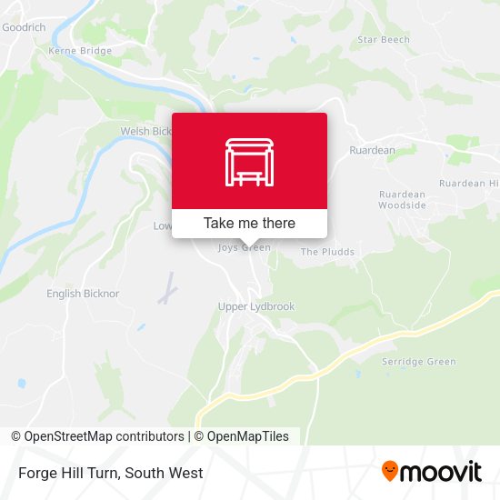 Forge Hill Turn map