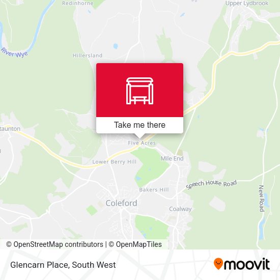 Glencarn Place map