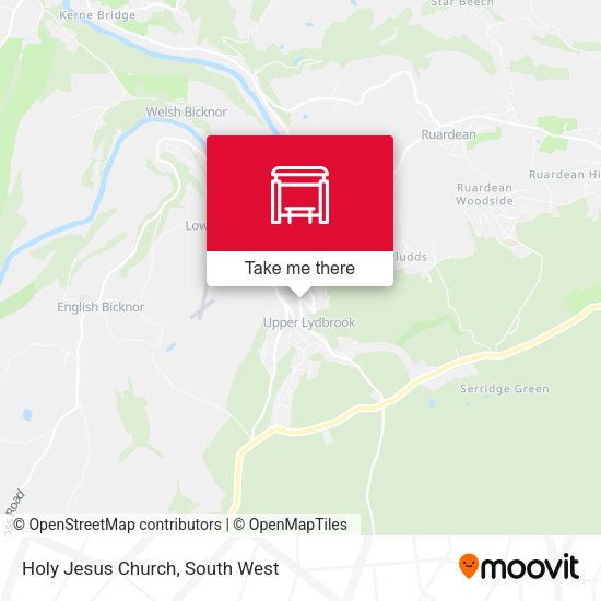 Holy Jesus Church map