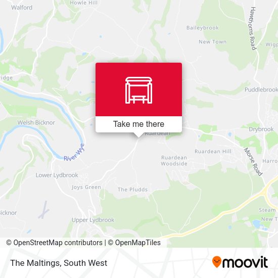 The Maltings map