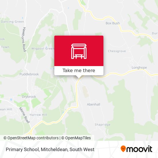 Primary School, Mitcheldean map