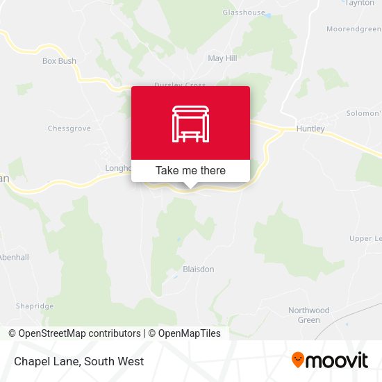 Chapel Lane map