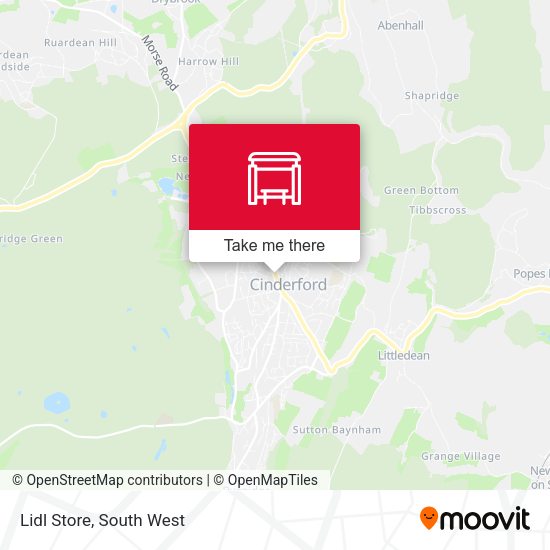 Lidl Store map