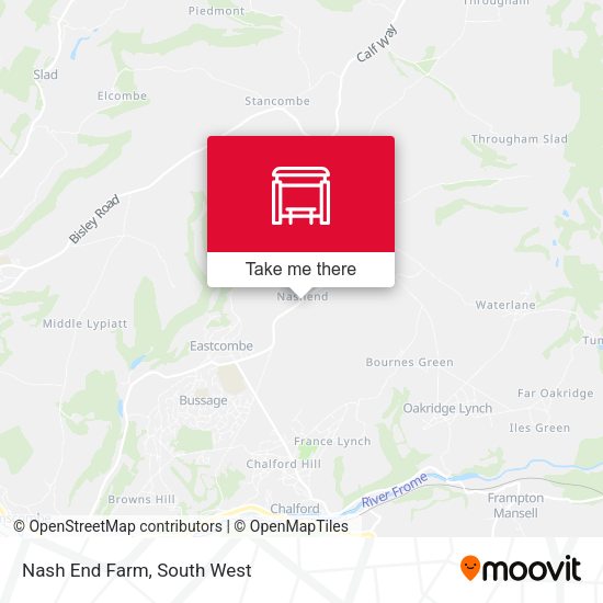 Nash End Farm map