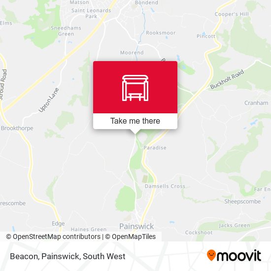 Beacon, Painswick map
