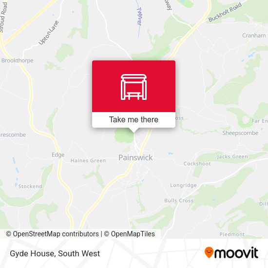 Gyde House map