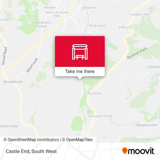 Castle End map