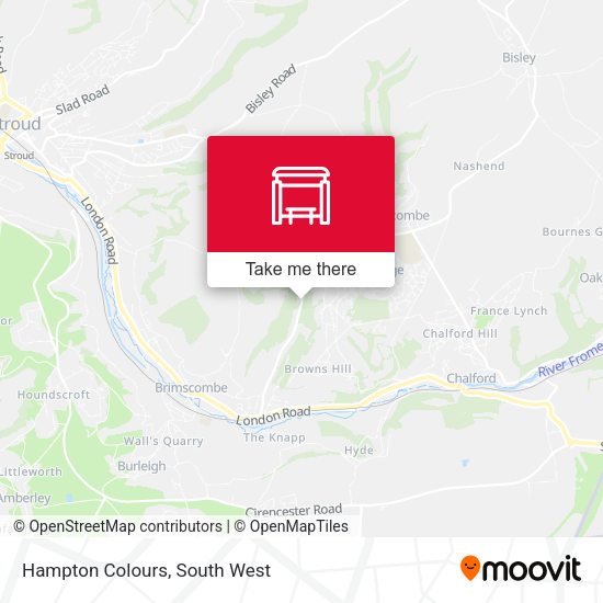 Hampton Colours map