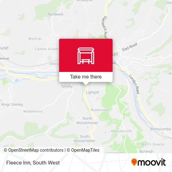 Fleece Inn map