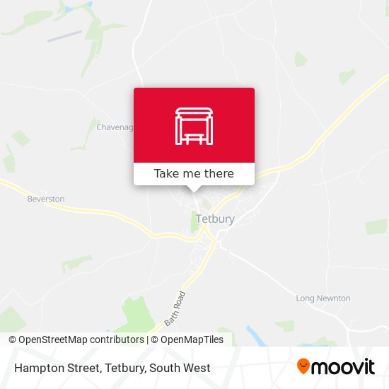 Hampton Street, Tetbury map