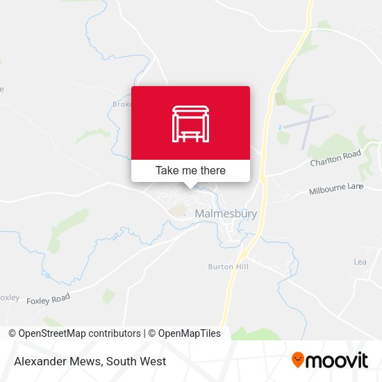 Alexander Mews map