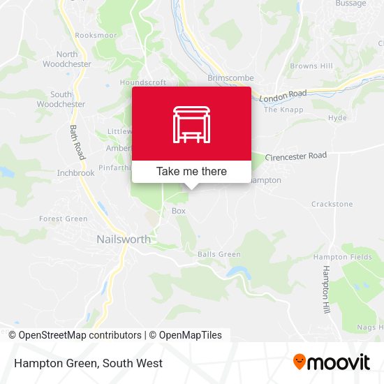 Hampton Green map