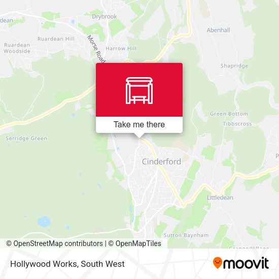 Hollywood Works map