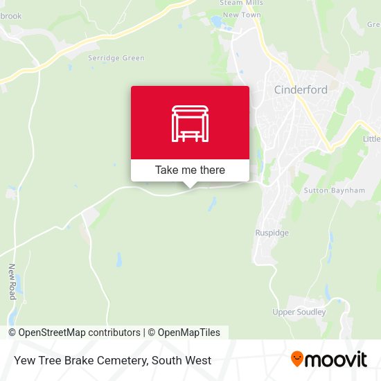 Yew Tree Brake Cemetery map