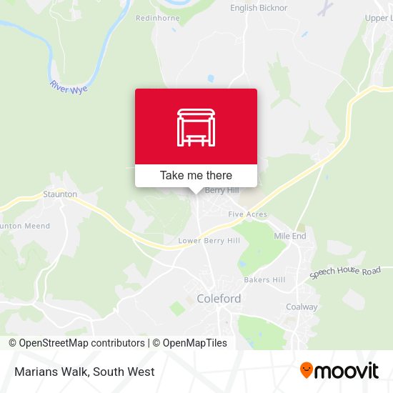 Marians Walk map