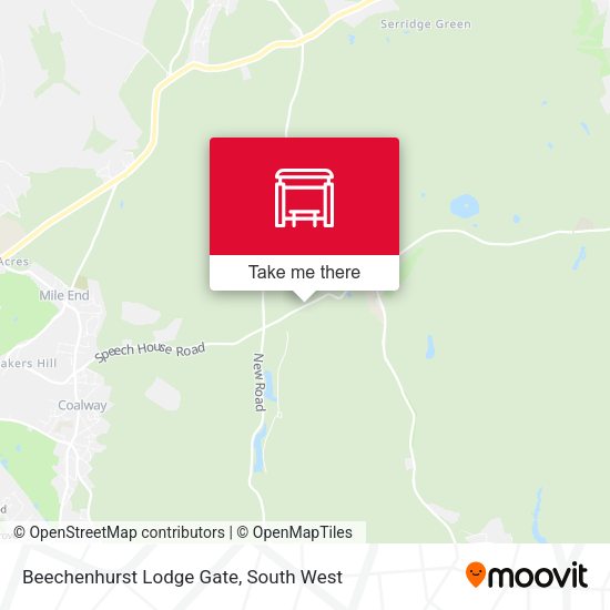 Beechenhurst Lodge Gate map