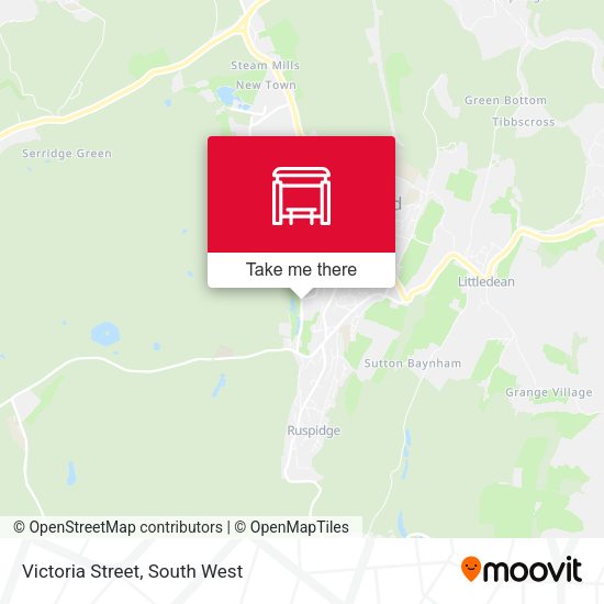 Victoria Street map