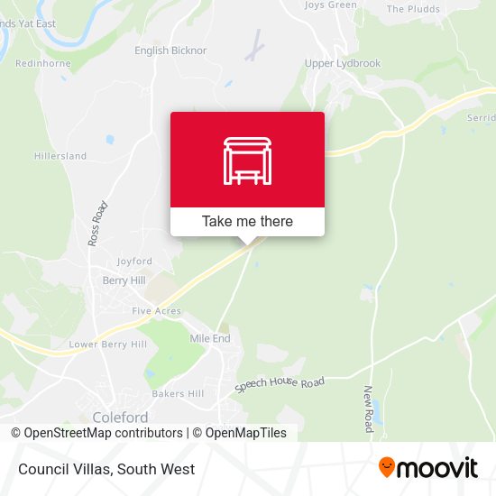 Council Villas map