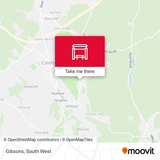 Gibsons map