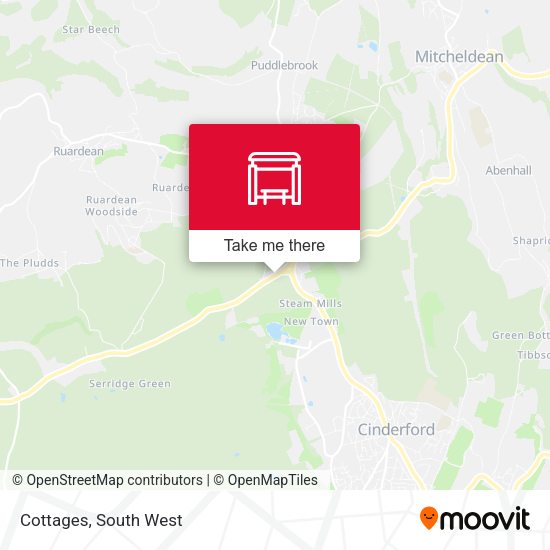 Cottages map