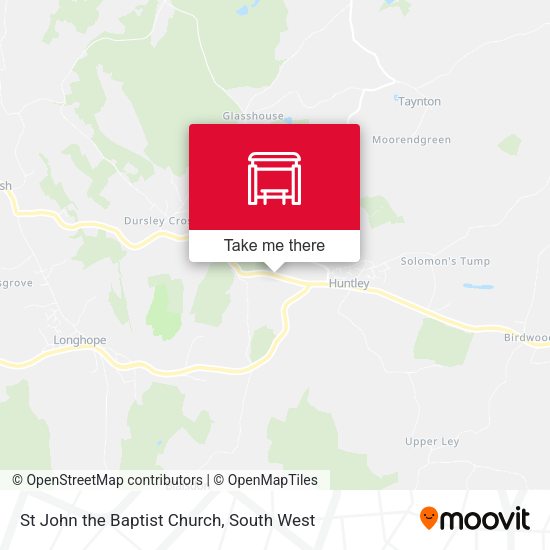St John the Baptist Church map