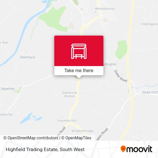 Highfield Trading Estate map