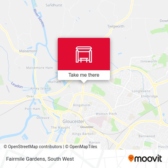 Fairmile Gardens map
