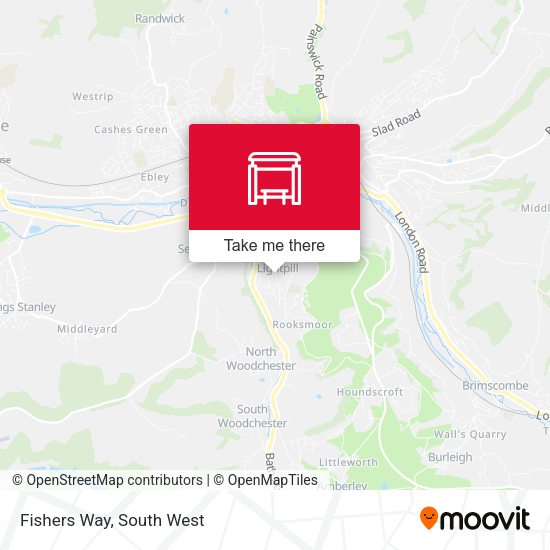 Fishers Way map
