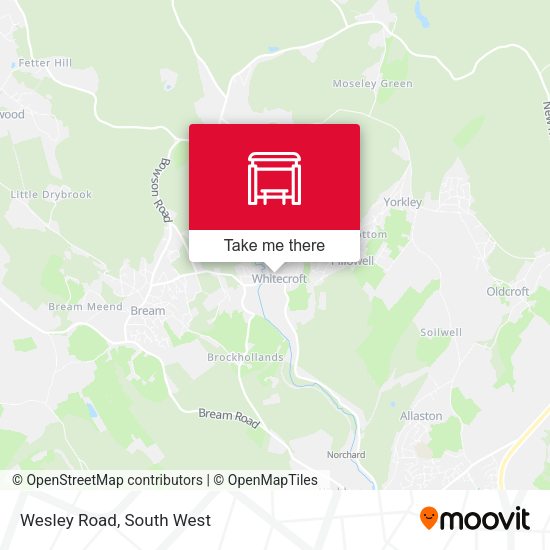 Wesley Road map