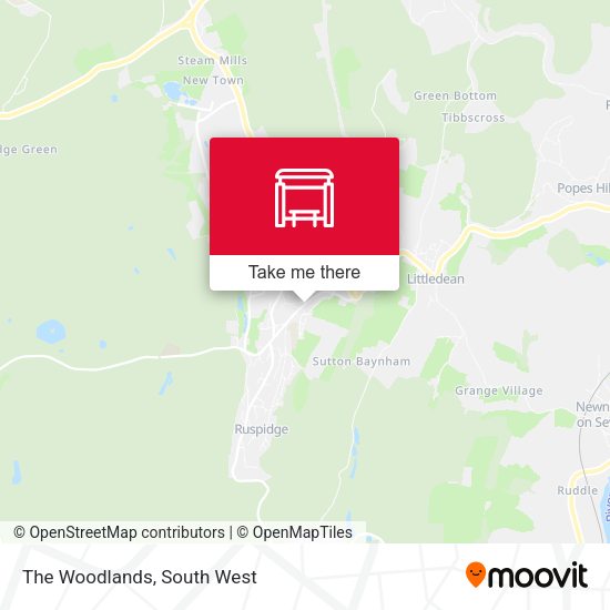 The Woodlands map