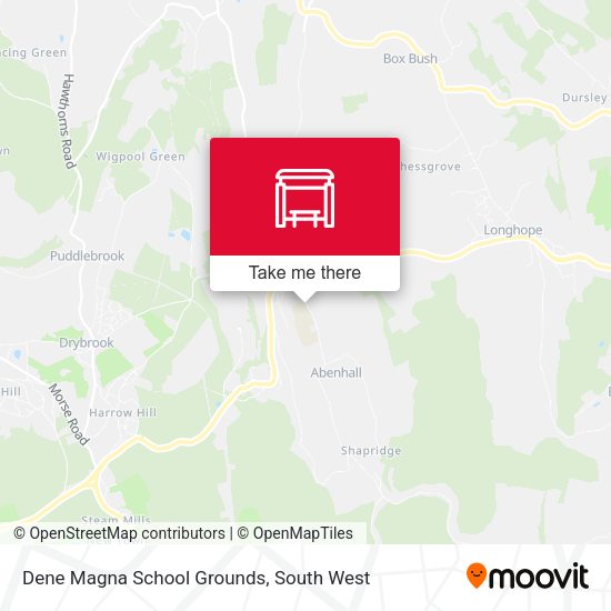 Dene Magna School Grounds map