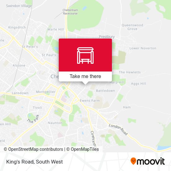 King's Road map