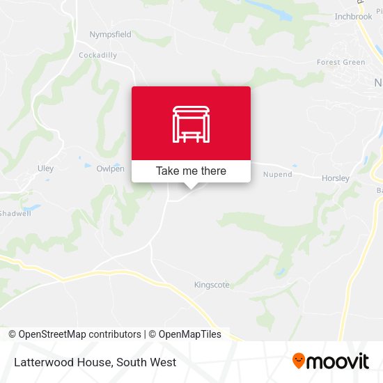 Latterwood House map