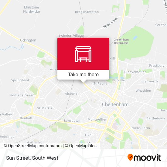 Sun Street map