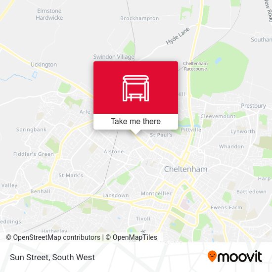 Sun Street map