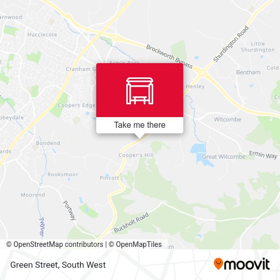 Green Street map