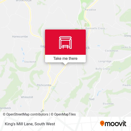 King's Mill Lane map