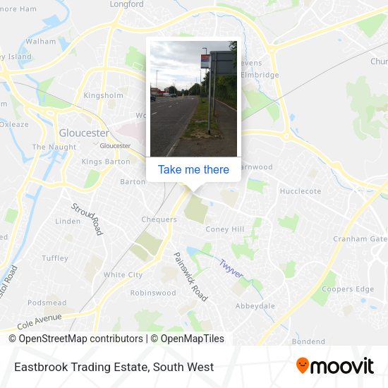 Eastbrook Trading Estate map
