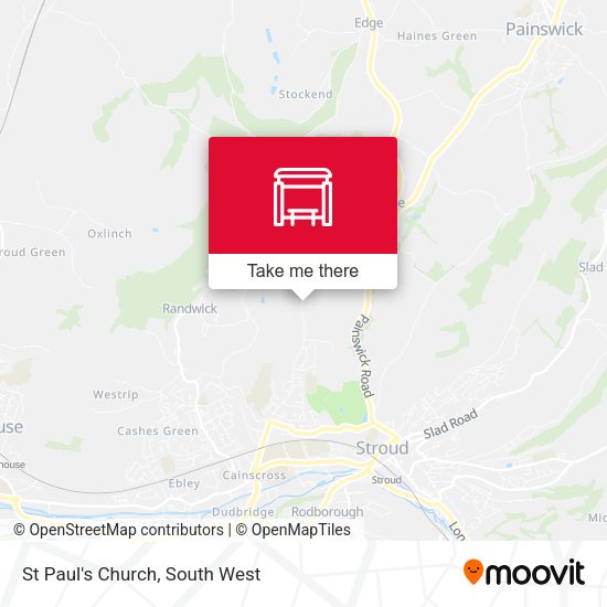 St Paul's Church map
