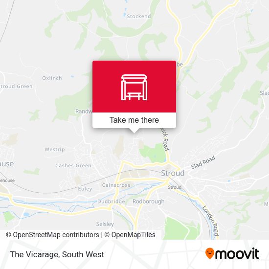 The Vicarage map