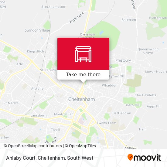 Anlaby Court, Cheltenham map